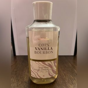 Cozy Vanilla Bourbon Bath and Body Works Shower Gel